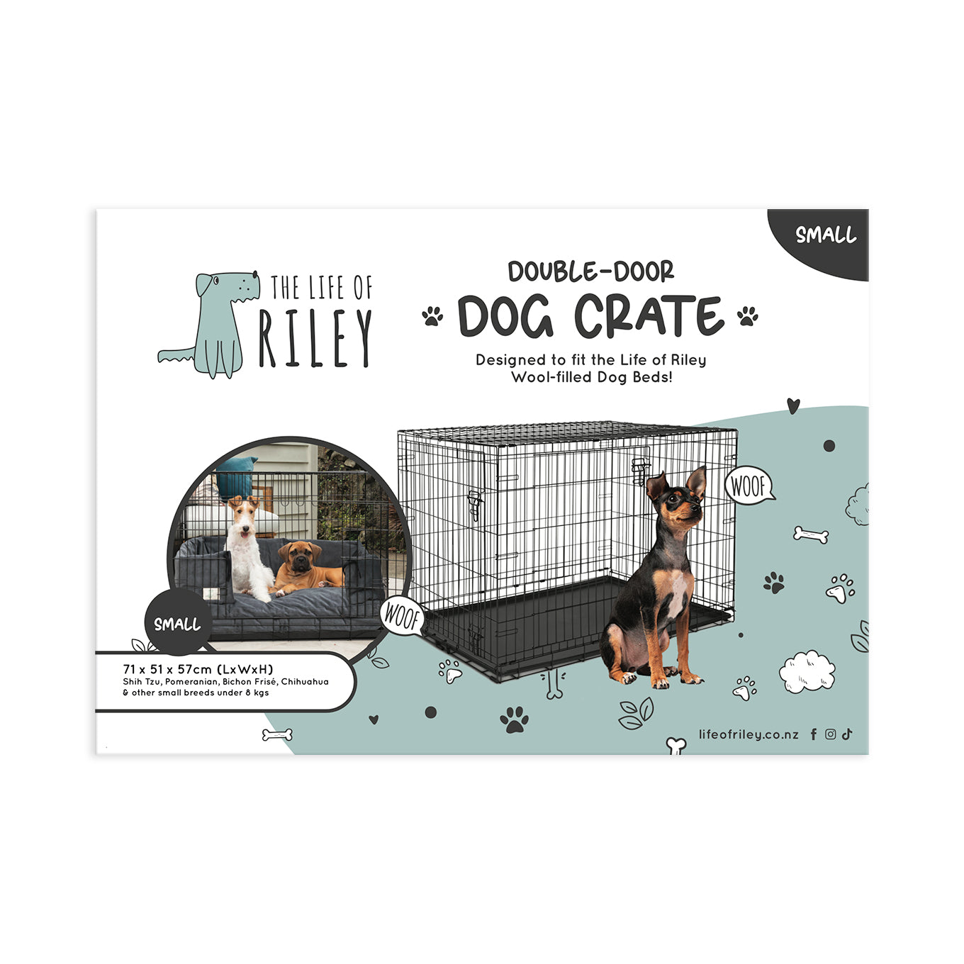 Premium Dog Crate The Life of Riley  The Life of Riley