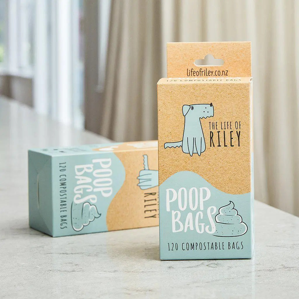 Compostable Poo Bags - 120 bags Life of Riley Pet Products  The Life of Riley